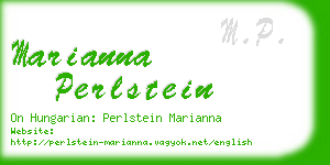 marianna perlstein business card